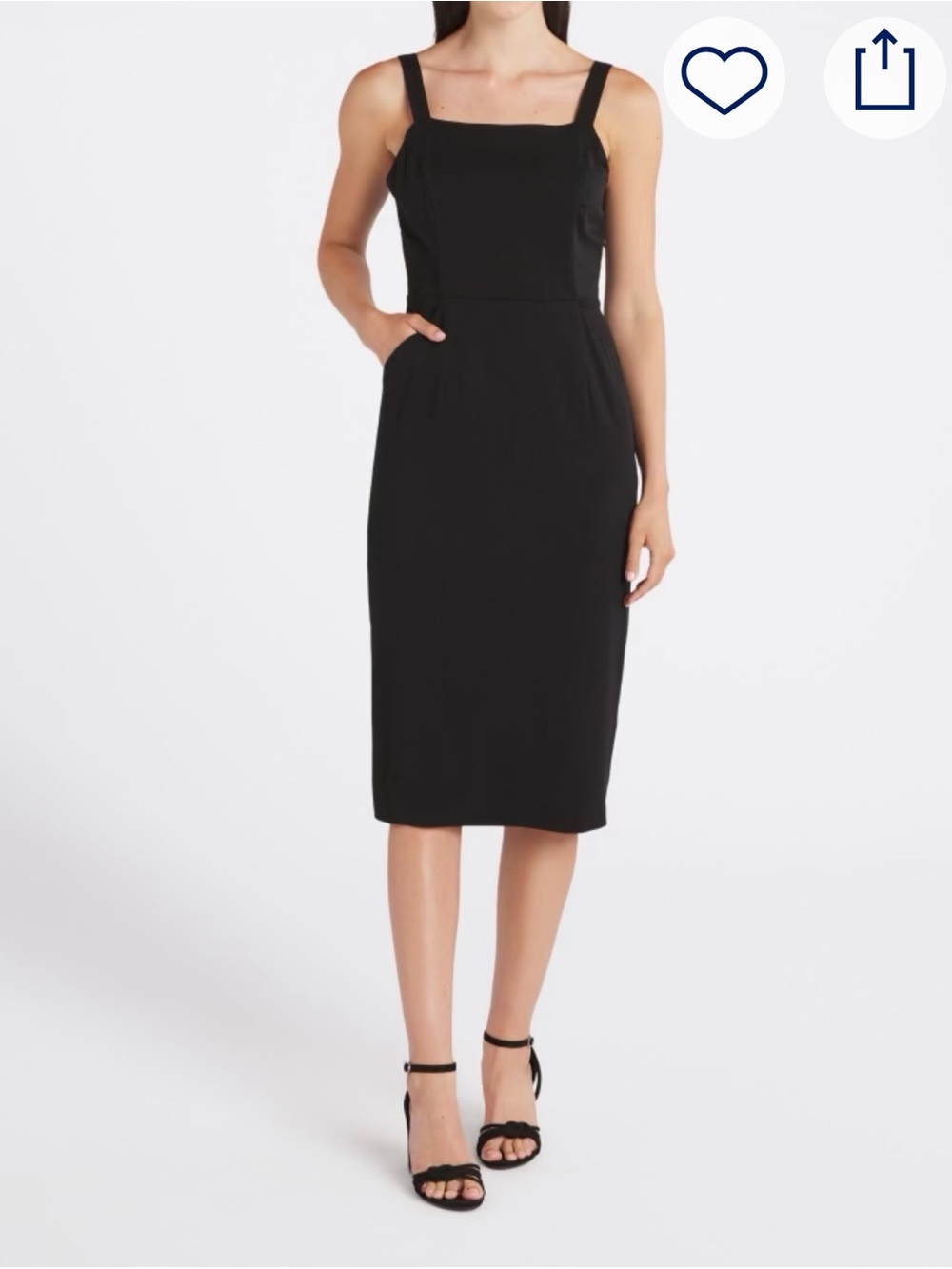 41 Hawthorn Black Classic Dress New Without Tags